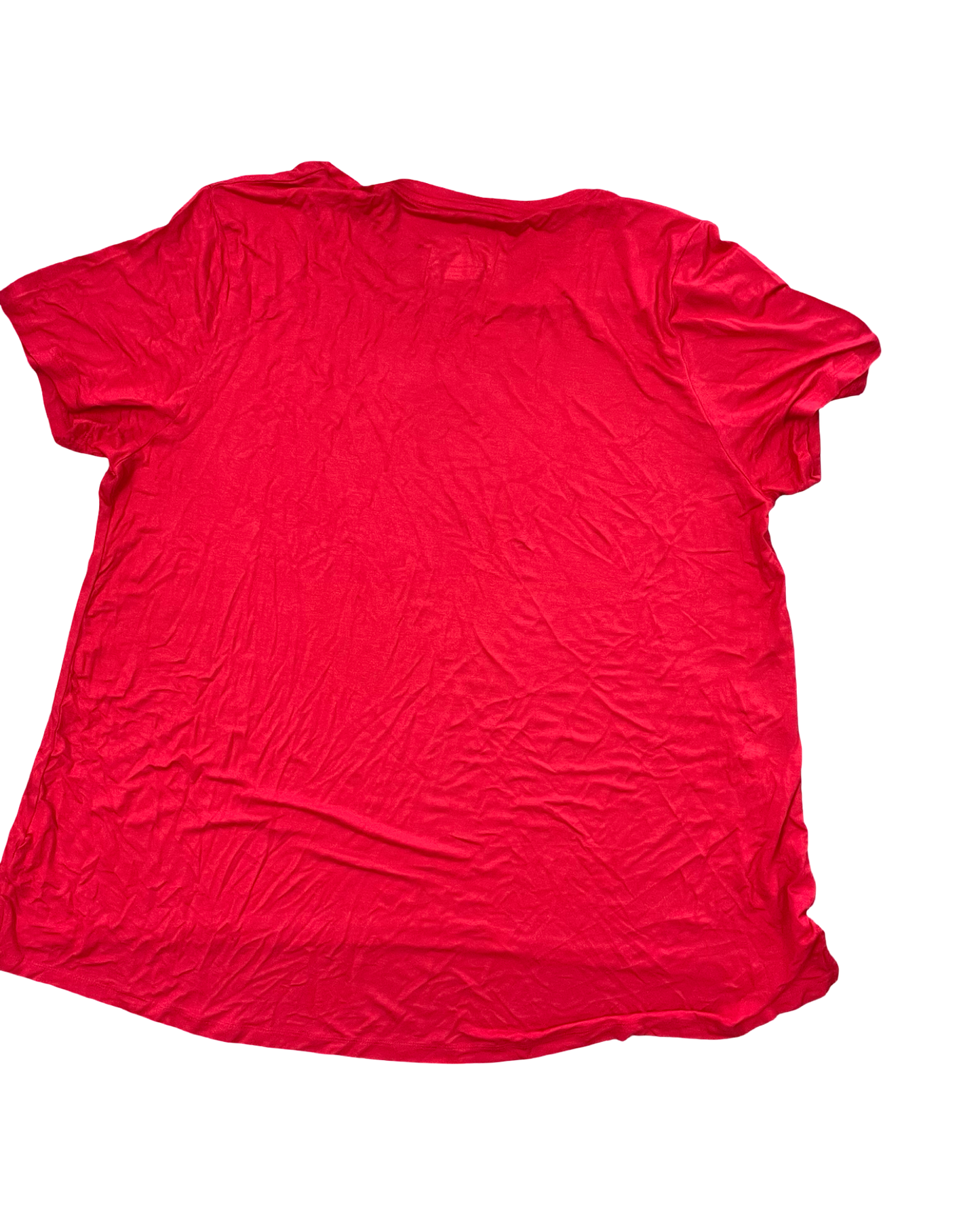 Top Ss Basic By Clothes Mentor In Red, Size:3X