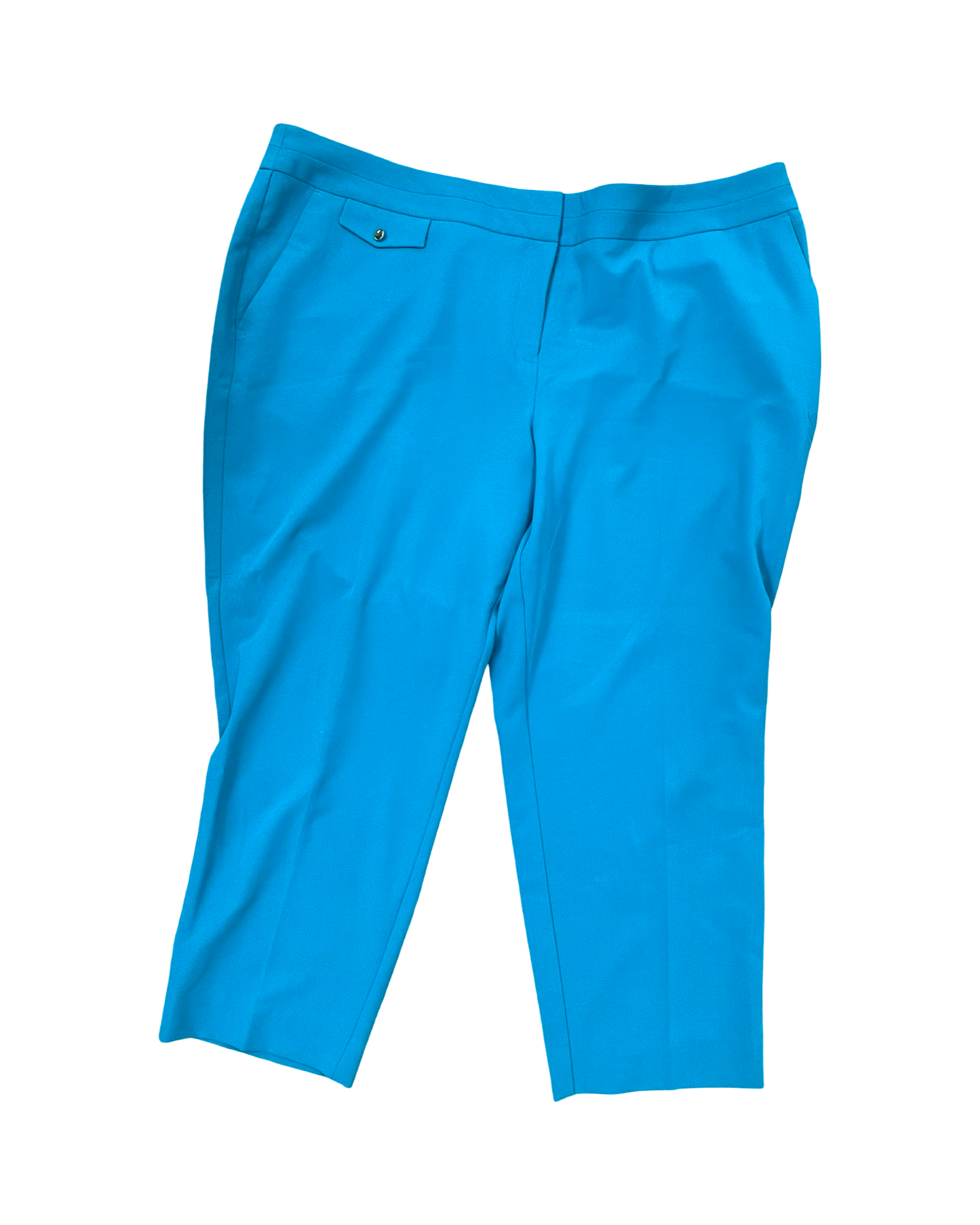 Pants Cropped By Worthington In Teal, Size:20