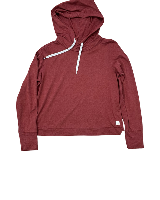 Athletic Sweatshirt Hoodie By Vuori In Brown, Size:M