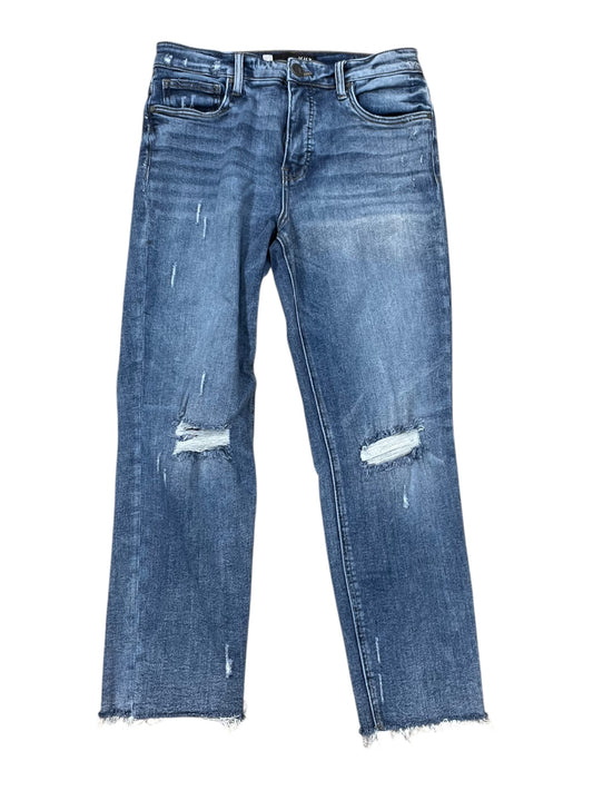 Jeans Cropped By Kut In Blue Denim, Size:6