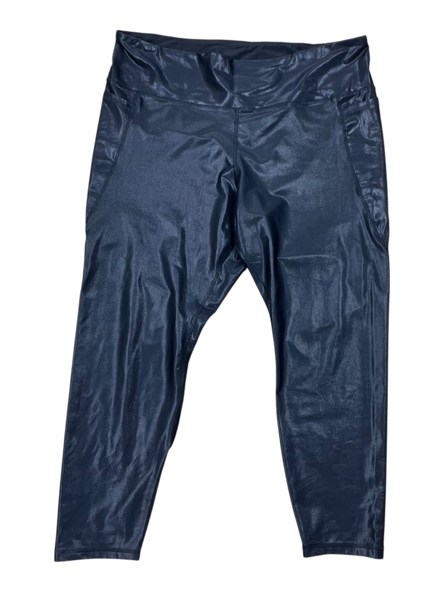 Athletic Leggings Capris By Old Navy In Black, Size:3X