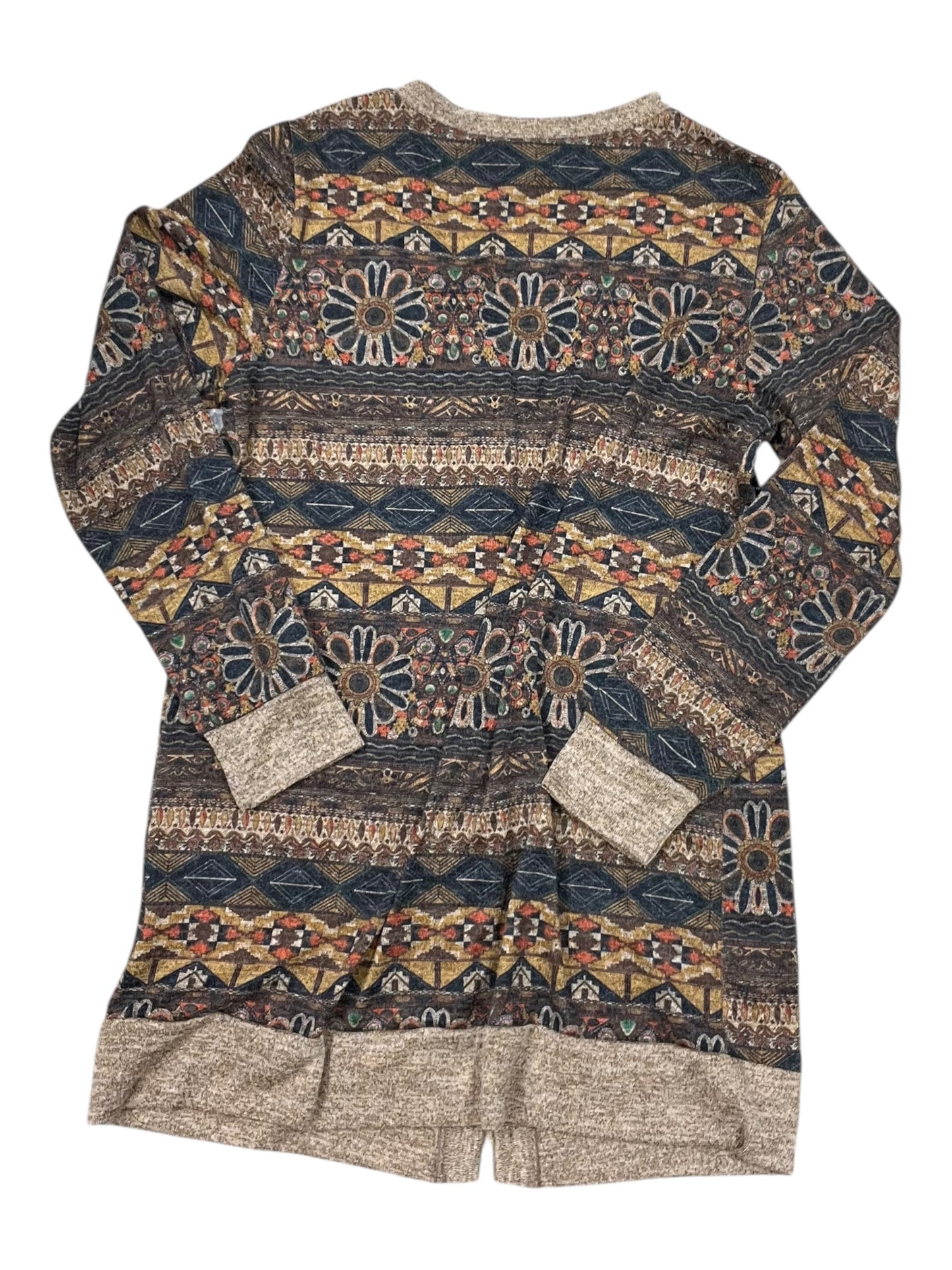 Cardigan By Clothes Mentor In Tan, Size:M