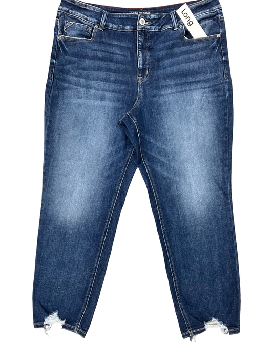 Jeans Straight By Maurices In Blue Denim, Size:20