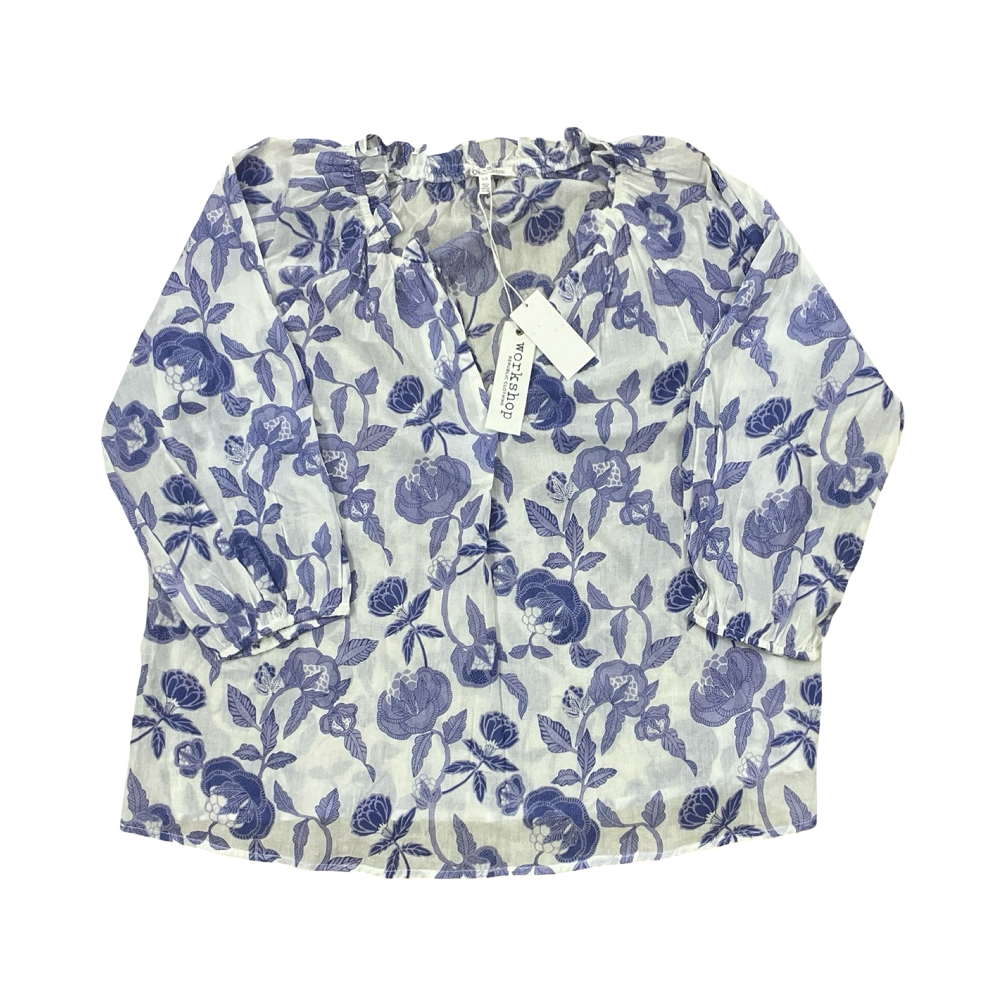 Top Ls By Workshop In Purple & White, Size:L
