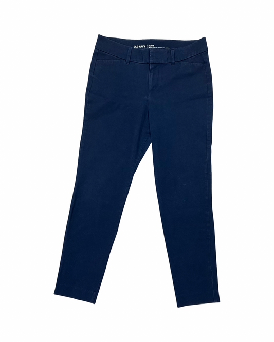 Pants Cropped By Old Navy In Blue, Size:4