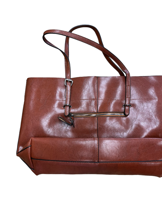 Handbag By Clothes Mentor In Brown, Size:Large