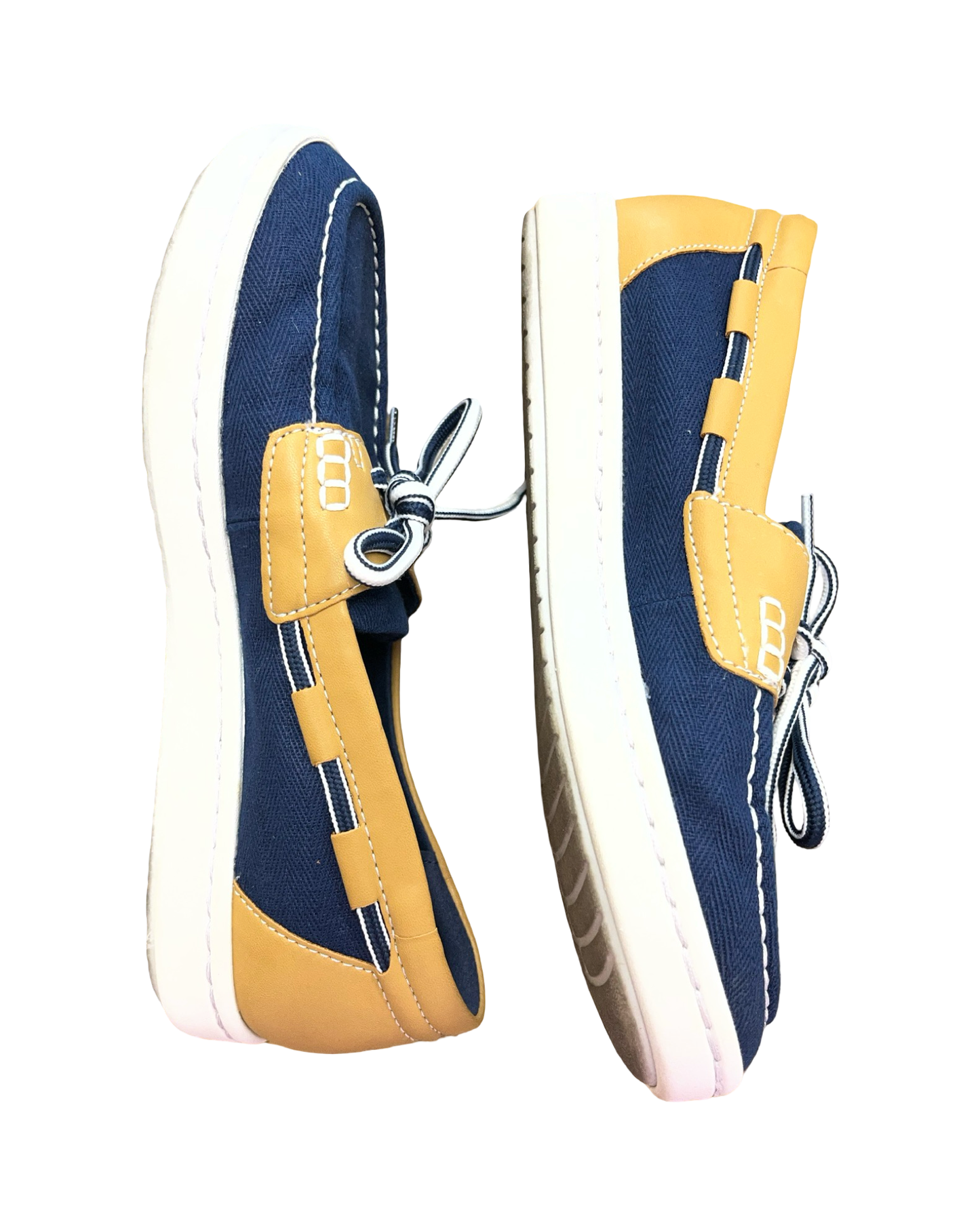 Shoes Flats By Clarks In Blue, Size:6