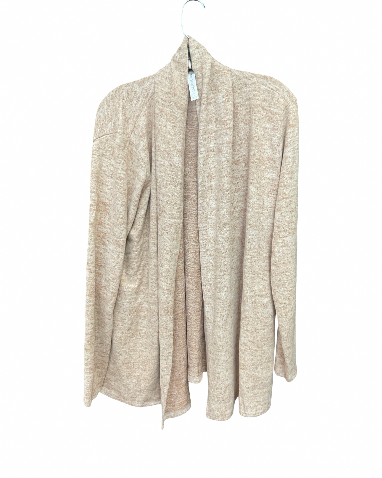 Cardigan By Dear Scarlett In Tan, Size:L