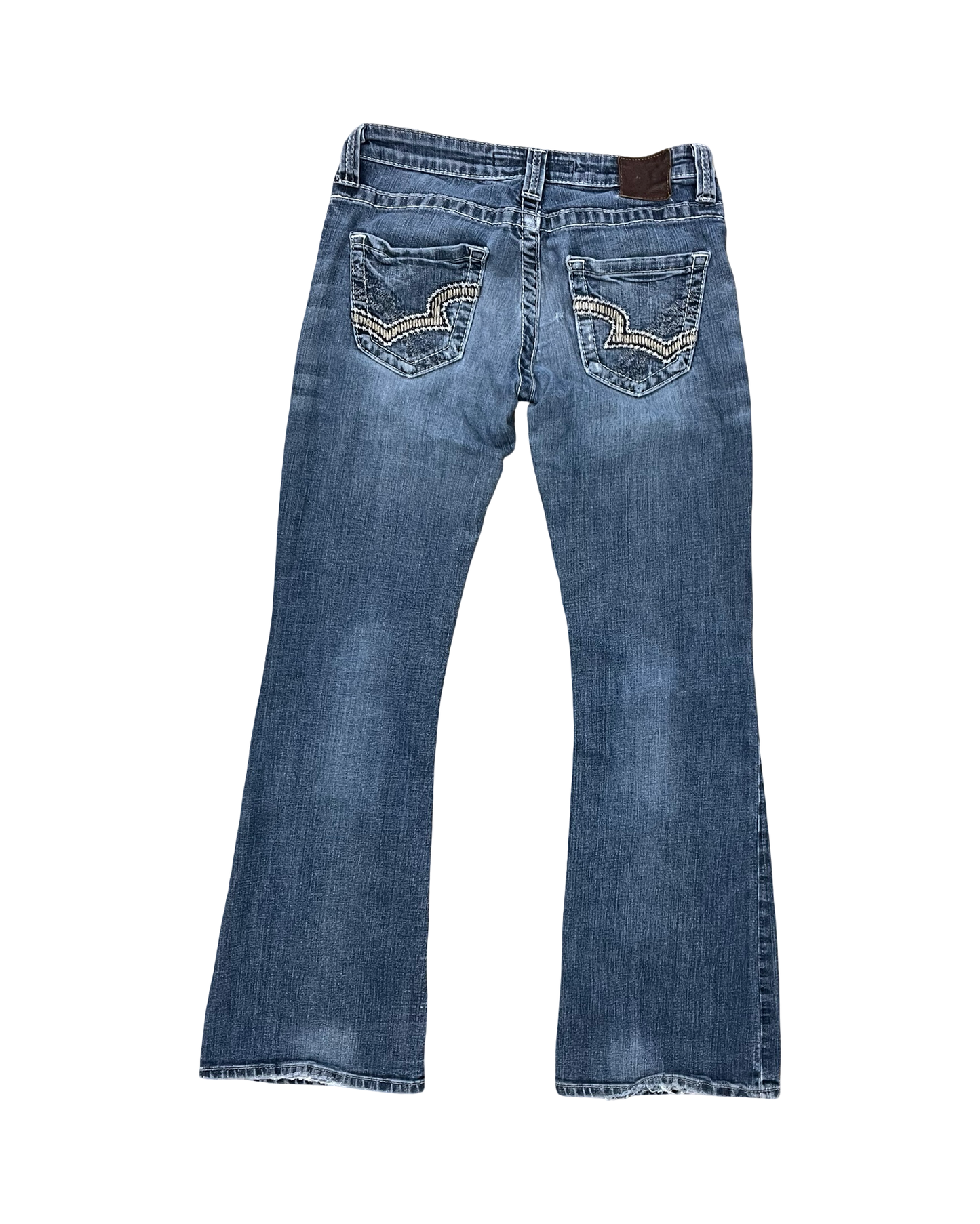 Jeans Boot Cut By Big Star In Blue Denim, Size:4