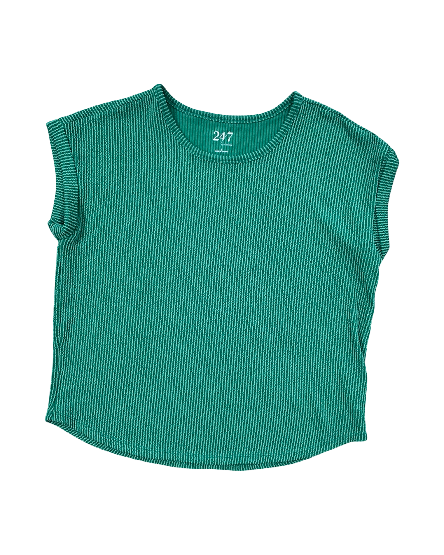 Top Sleeveless By Maurices In Green, Size:L