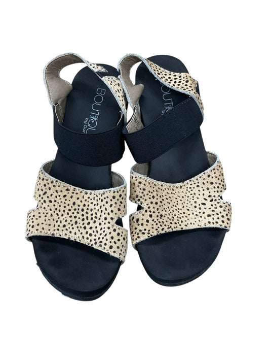 Sandals Heels Platform By Corkys In Animal Print, Size:9