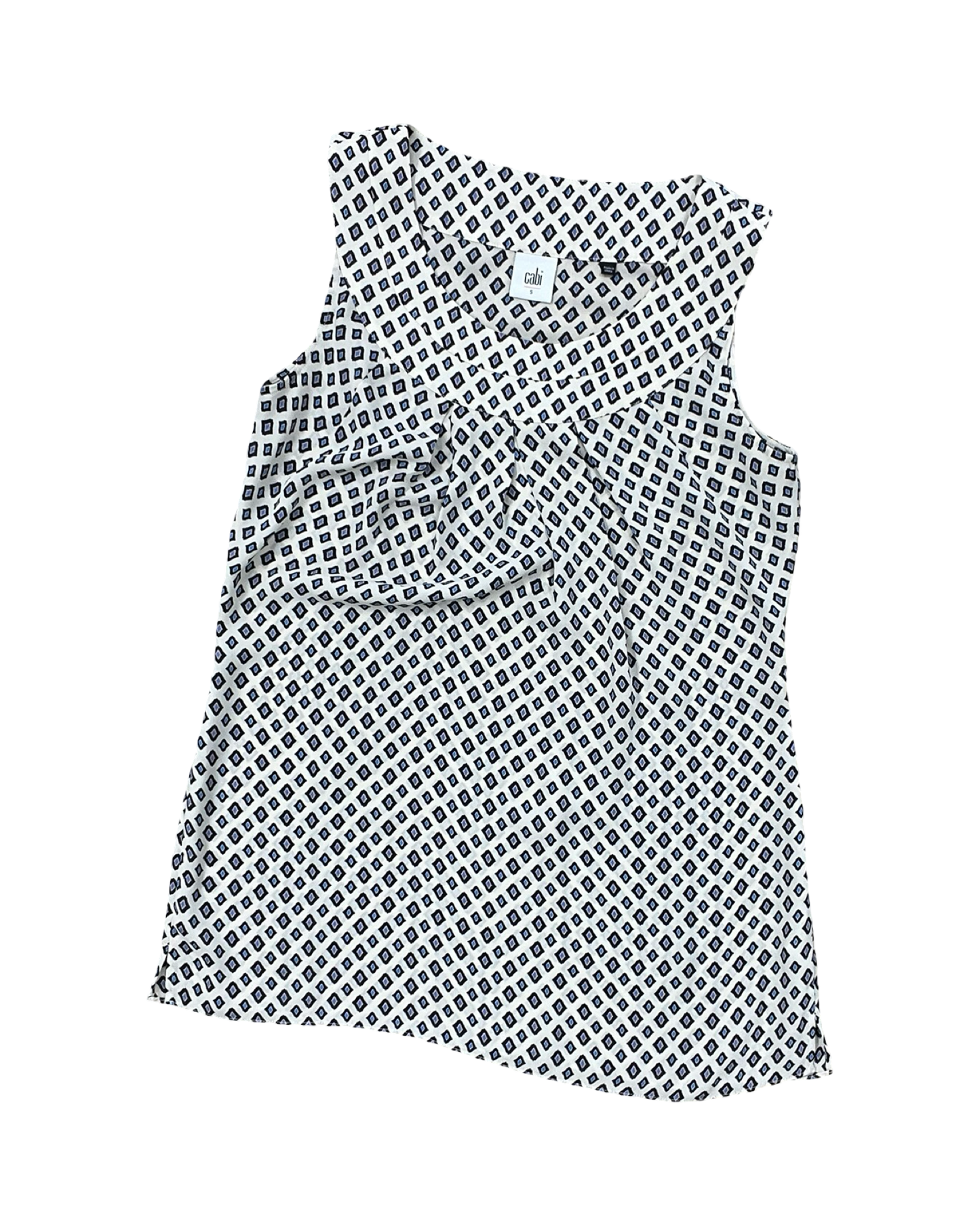 Top Sleeveless By Cabi In Cream, Size:S