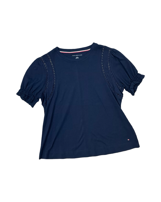 Top Ss By Tommy Hilfiger In Navy, Size:S