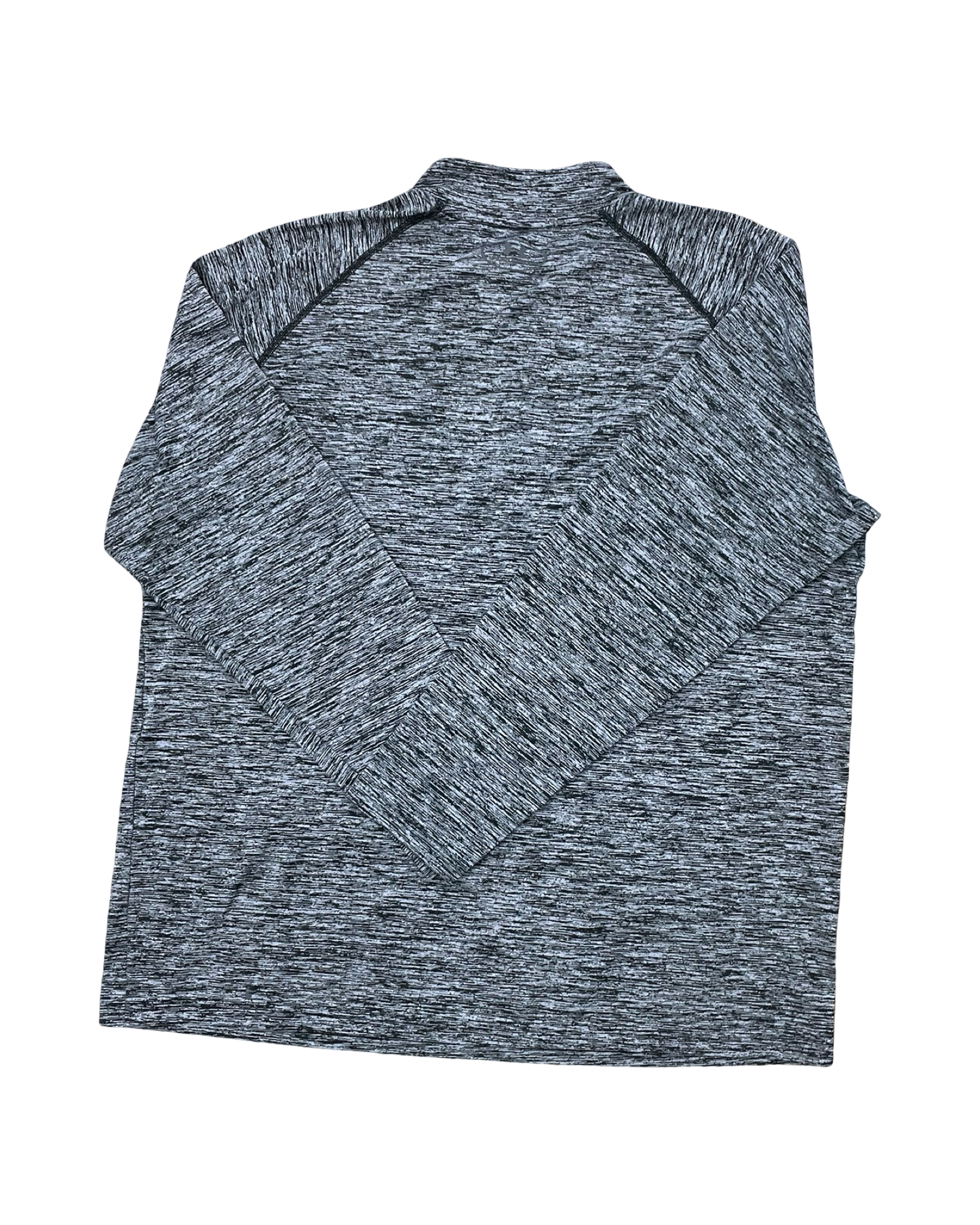 Athletic Top Ls Collar By Under Armour In Black & Grey, Size:Xl