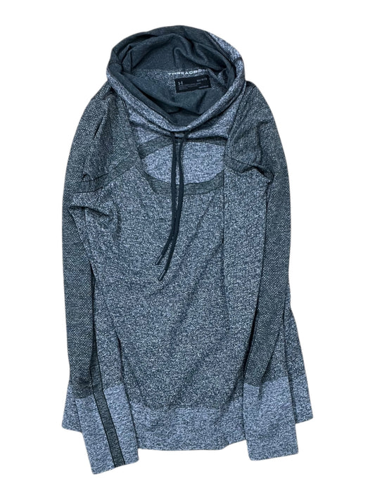 Athletic Top Ls Collar By Under Armour In Grey, Size:M
