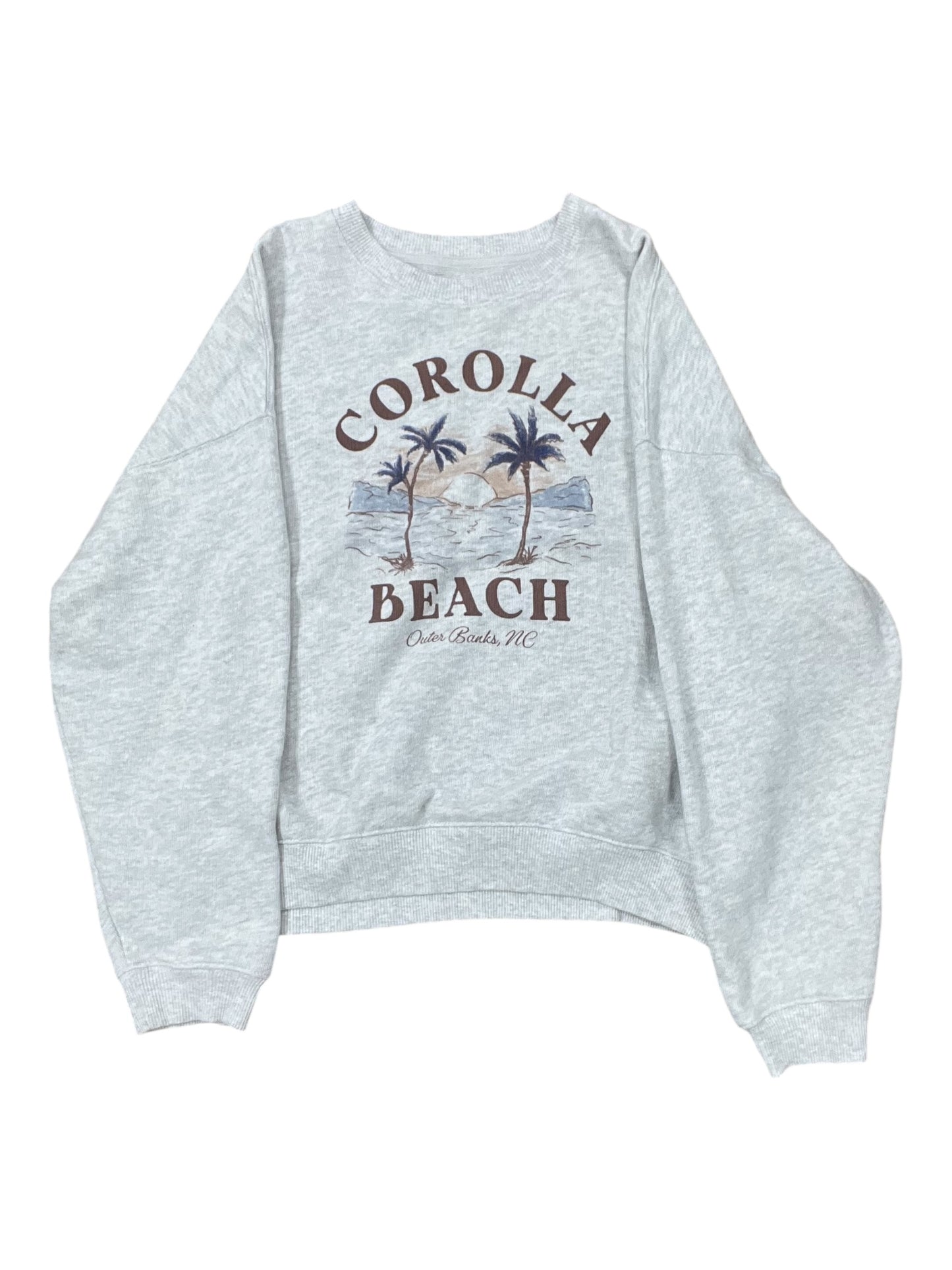Sweatshirt Crewneck By American Eagle In Grey, Size:M