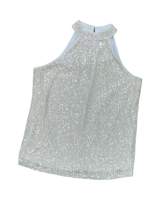 Top Sleeveless By Cable And Gauge In Gold, Size:S