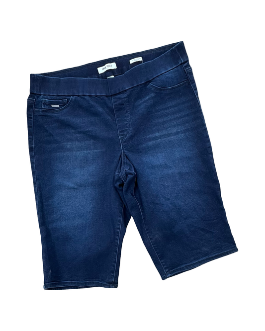 Shorts By Nine West In Blue Denim, Size:14