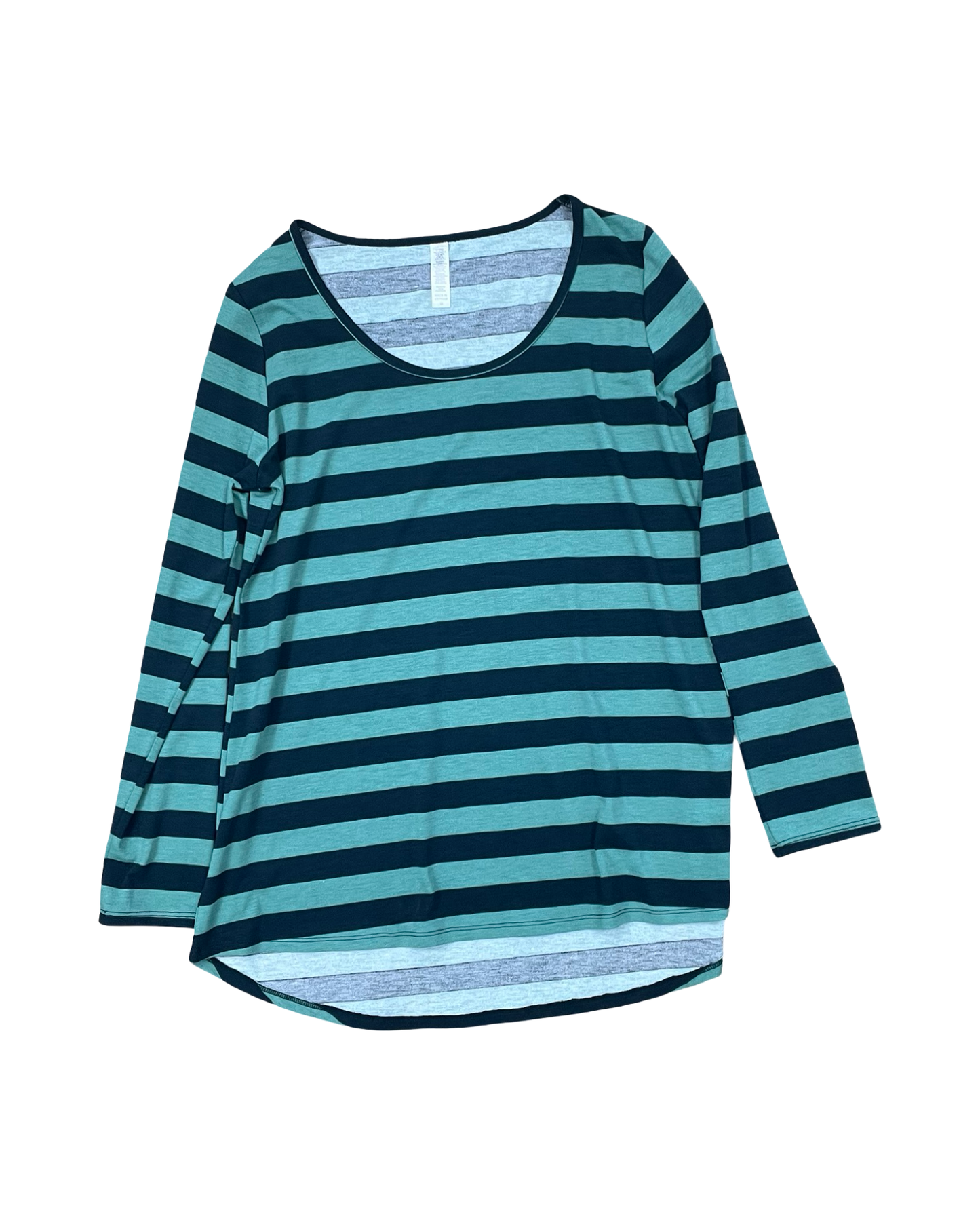 Top Ls By Clothes Mentor In Blue & Green, Size:M