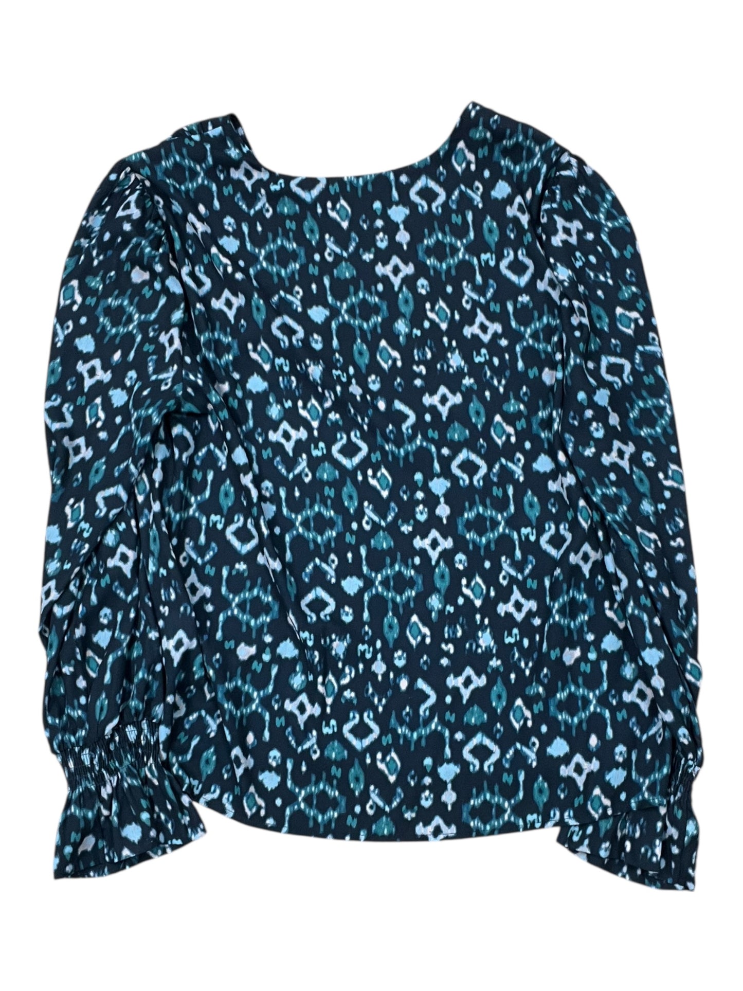Top Ls By Inc In Black & Green, Size:L