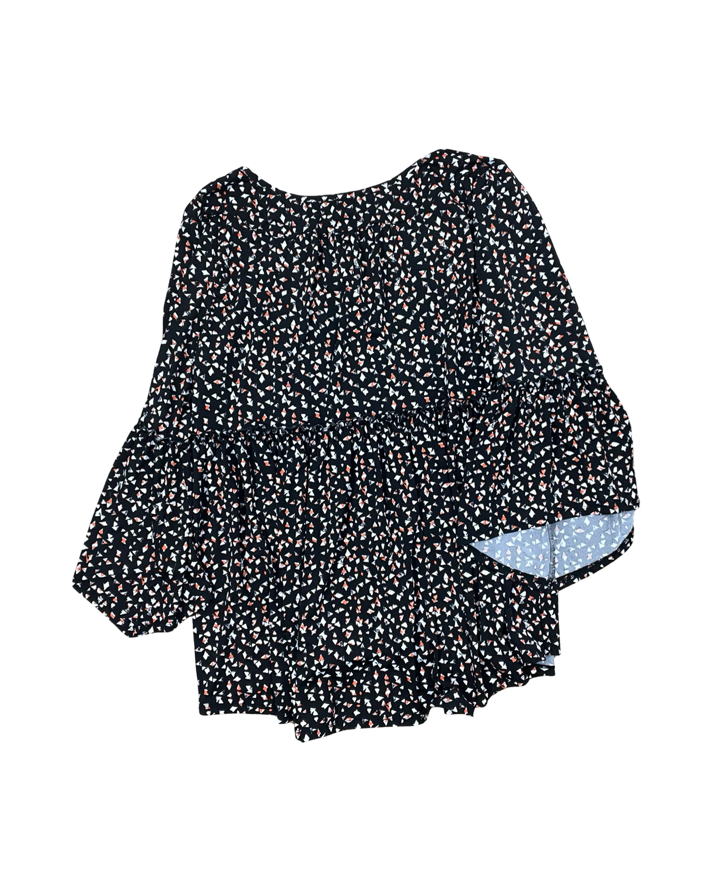 Top Ls By Robert Louis In Black & Orange, Size:Xl