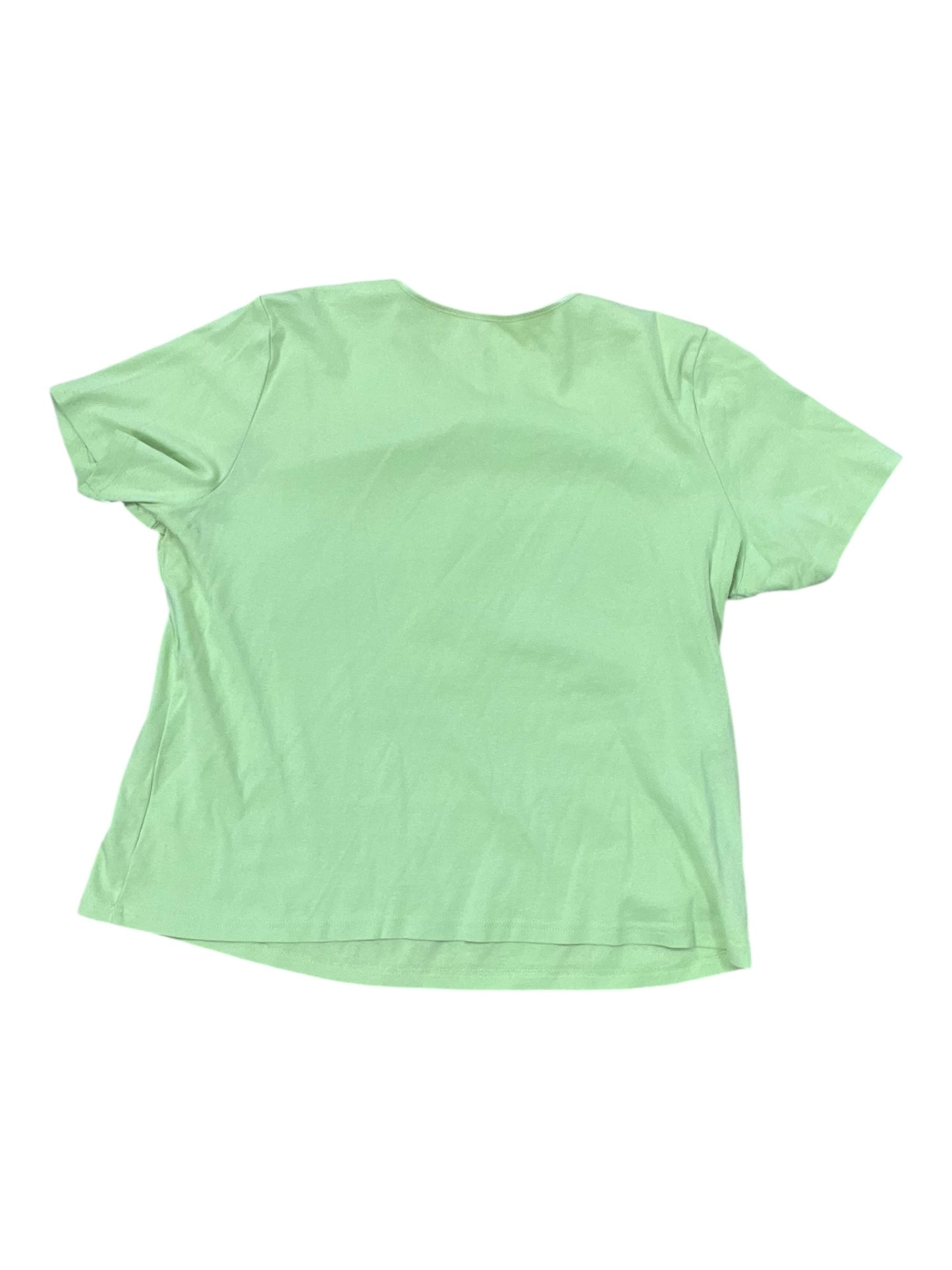 Top Ss Basic By Christopher And Banks In Green, Size:Xl