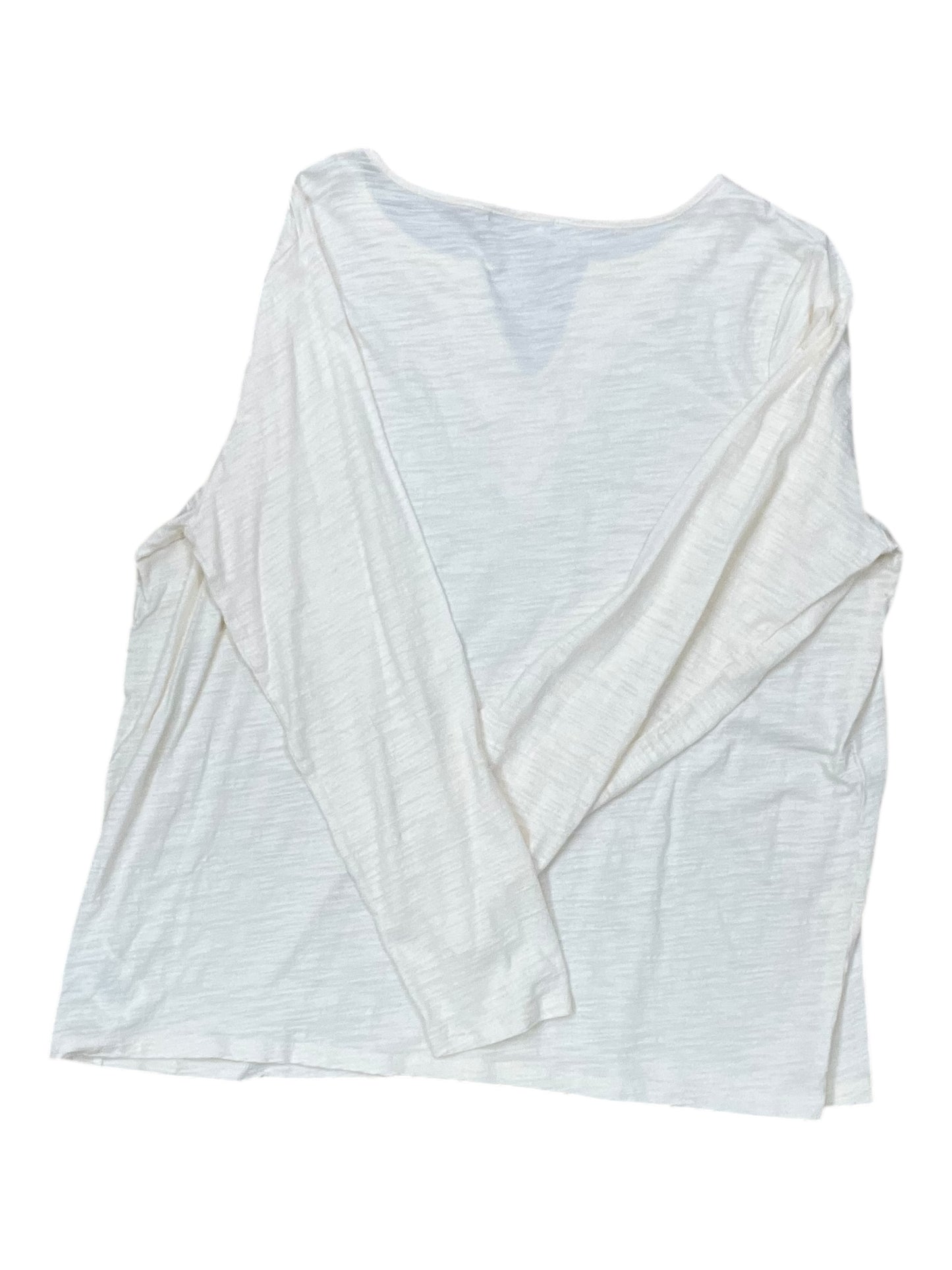 Top Ls By Chaps In Cream, Size:Xl