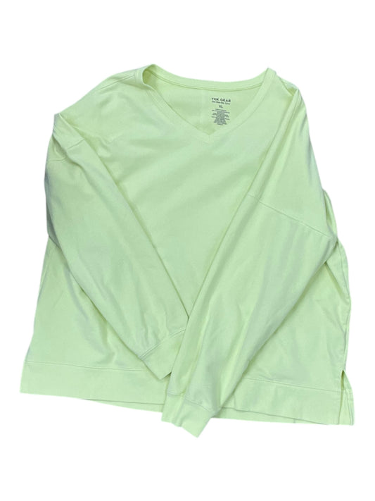 Sweatshirt Crewneck By Tek Gear In Green, Size:Xl