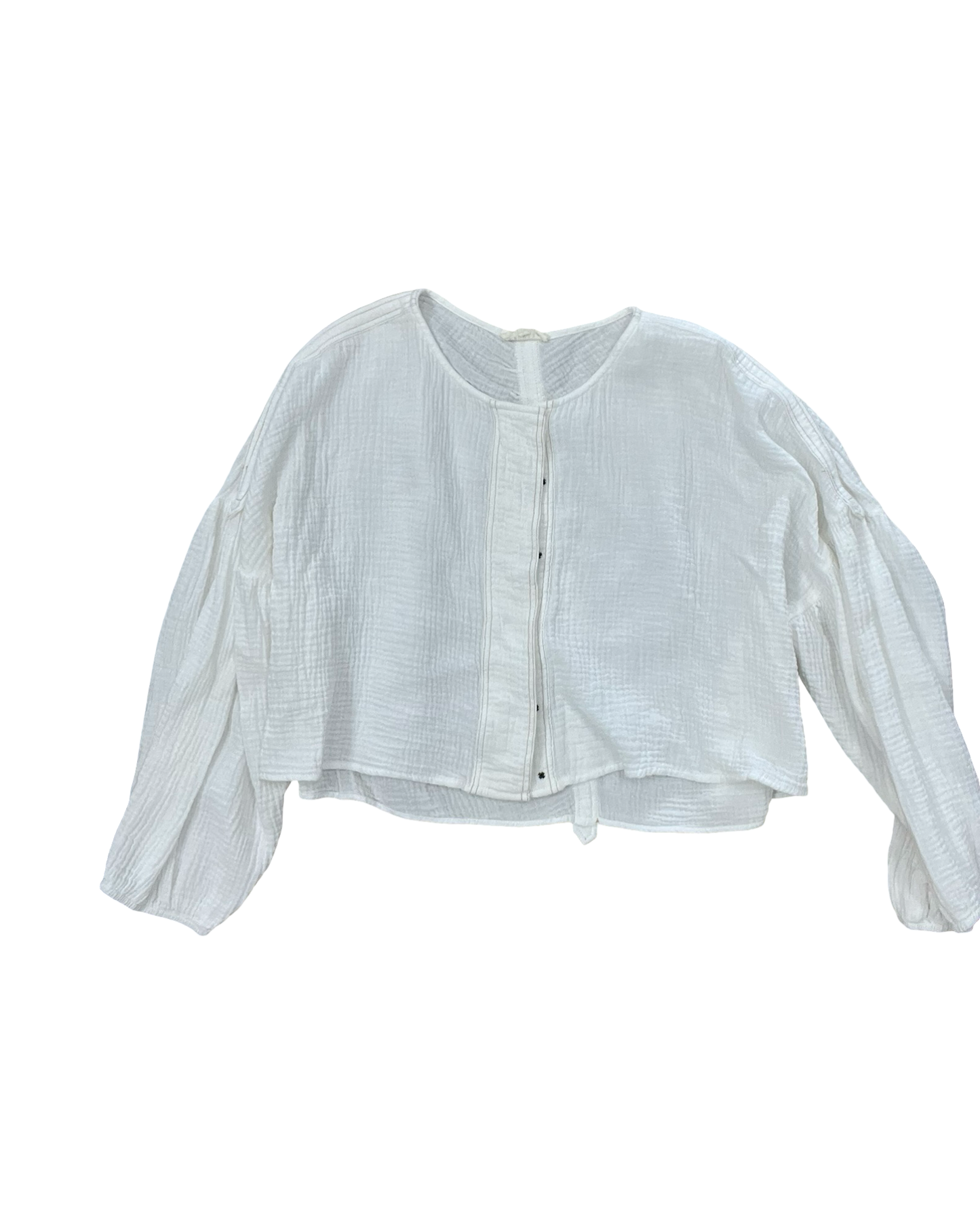Blouse Ls By Promesa In White, Size:M