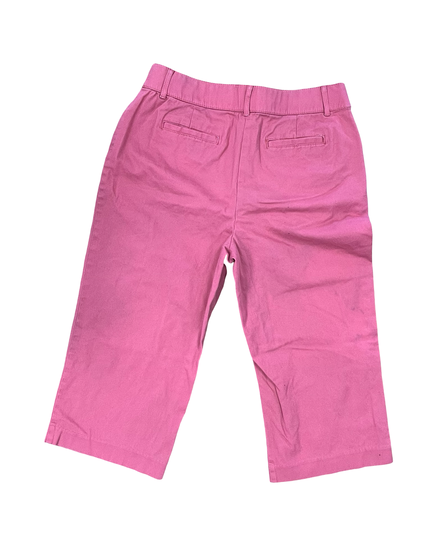 Pants Cropped By Croft And Barrow In Pink, Size:14