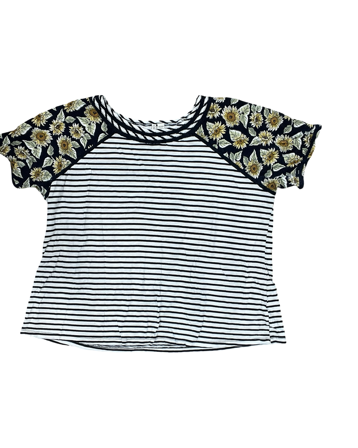 Top Ss By Cato In Blue & White, Size:1X