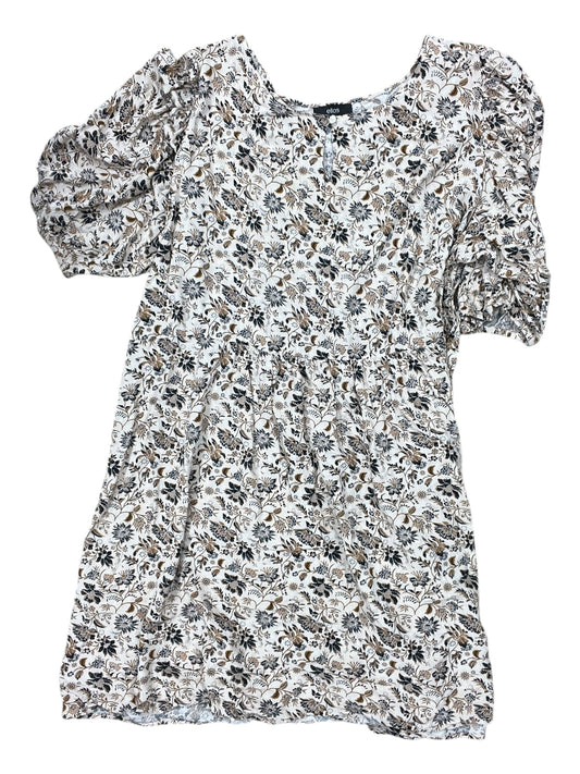 Dress Casual Midi By Ellos In Tan, Size:2X