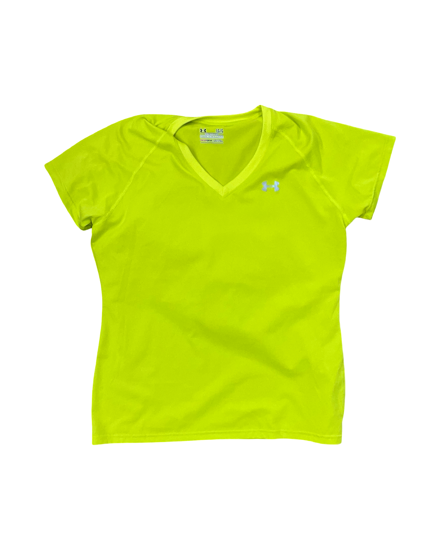 Athletic Top Ss By Under Armour In Green, Size:L