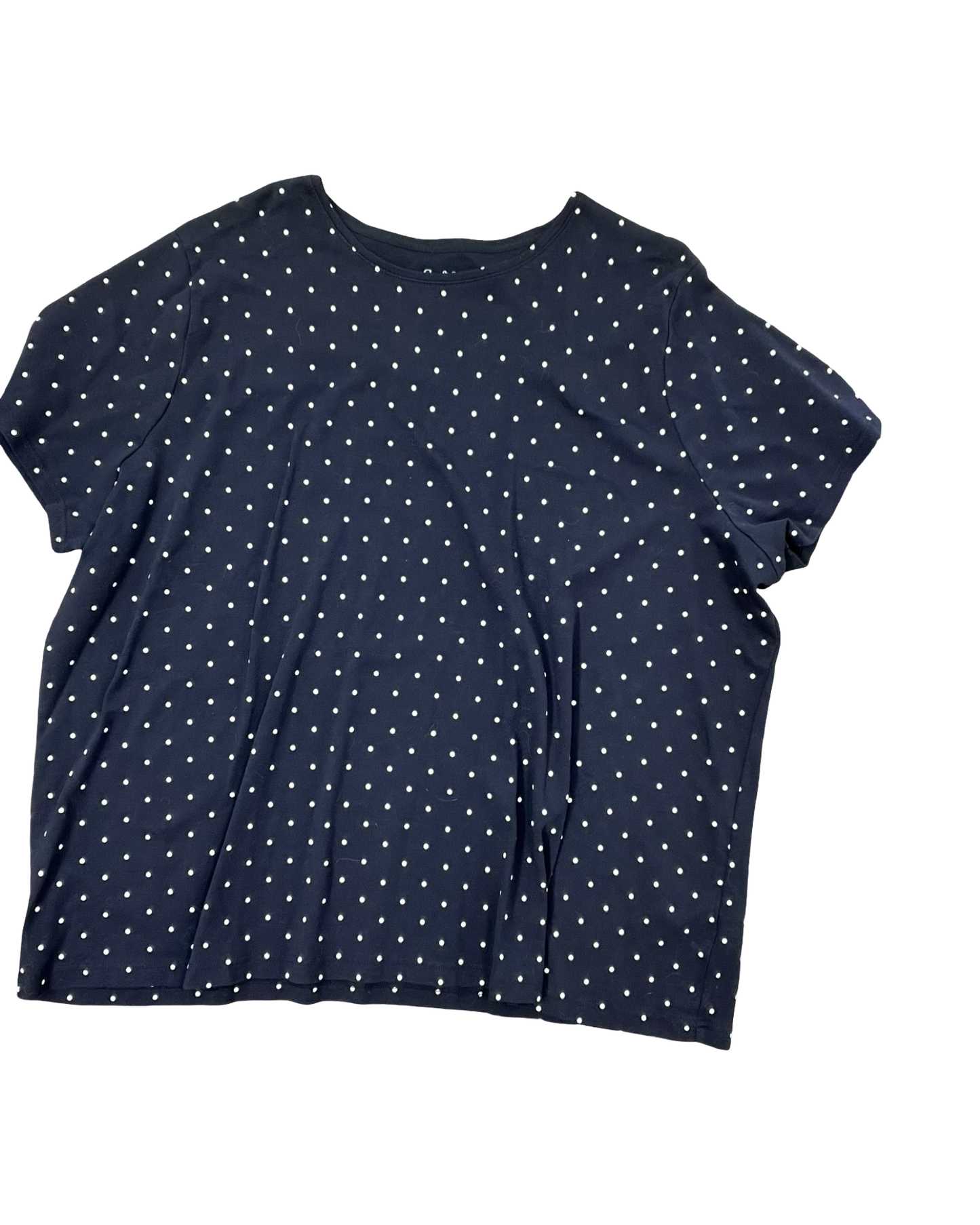Top Ss By Croft And Barrow In Navy, Size:4X