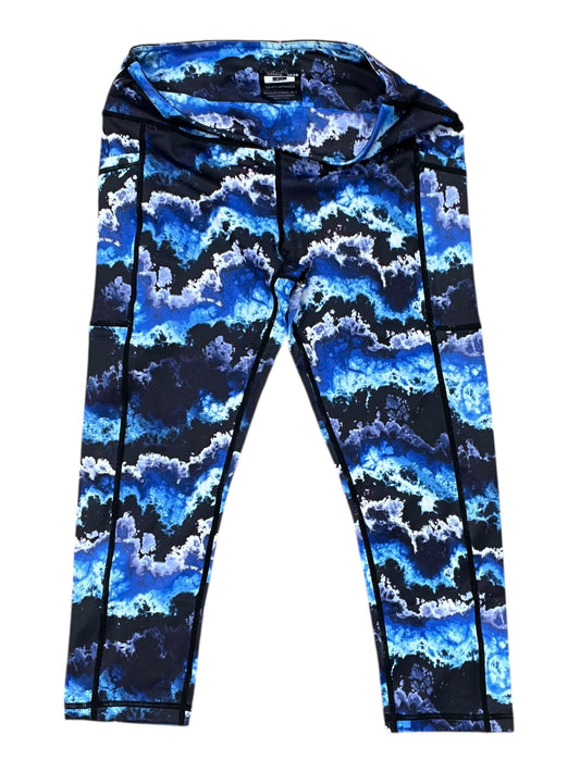 Athletic Capris By Clothes Mentor In Blue, Size:M