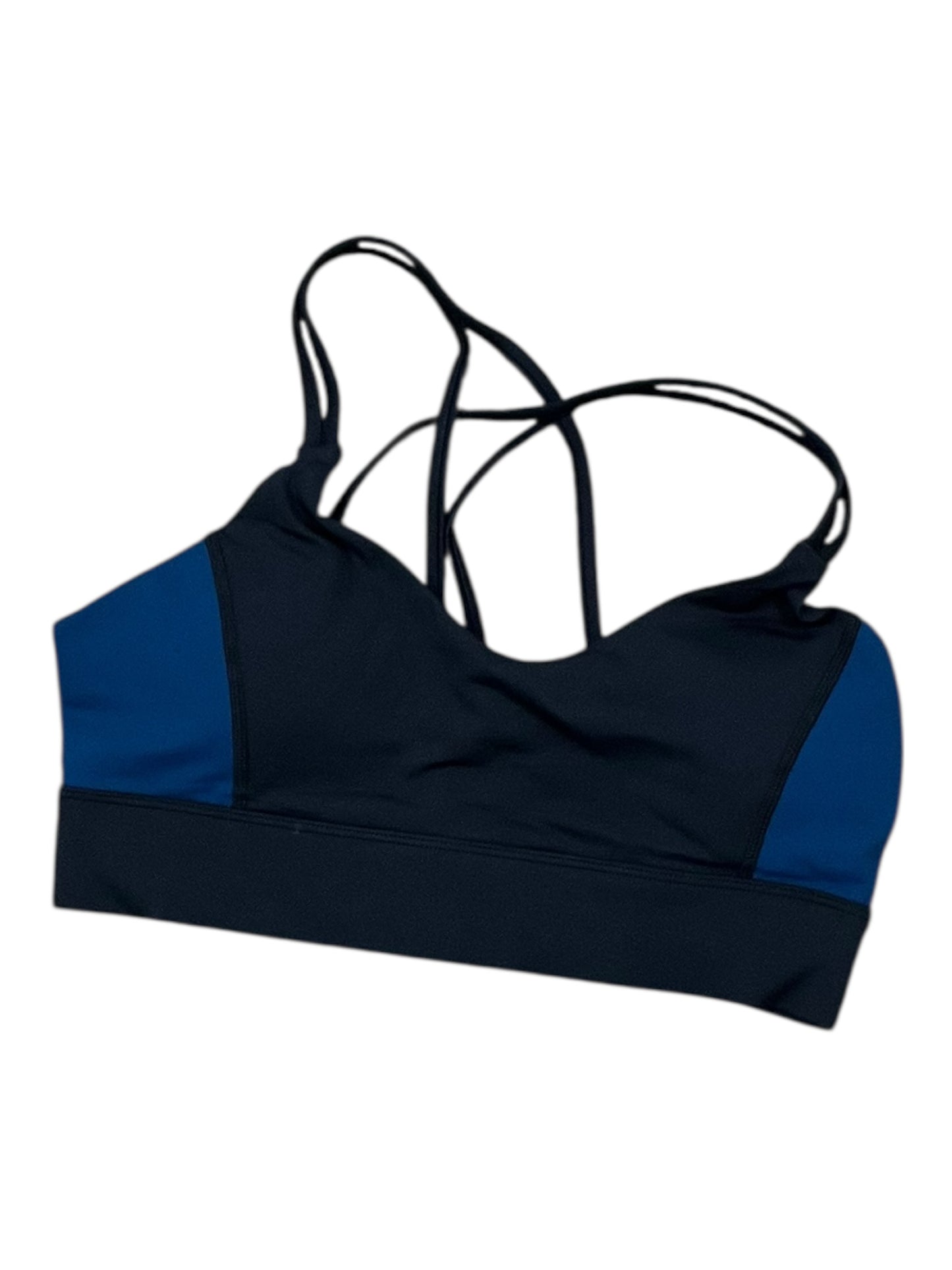 Athletic Bra By Clothes Mentor In Blue, Size:M