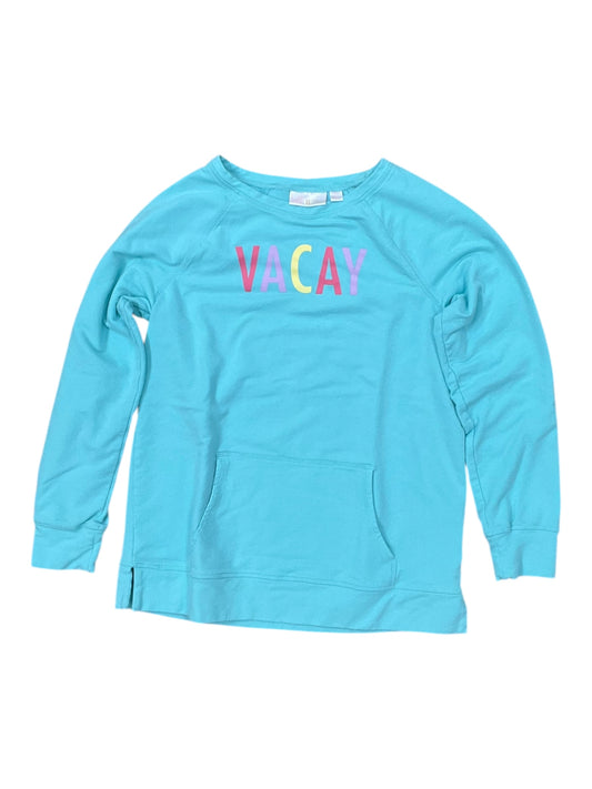 Sweatshirt Crewneck By Belle By Kim Gravel In Green, Size:Xs