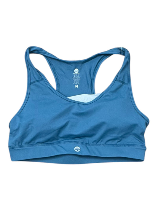 Athletic Bra By Senita In Aqua, Size:M