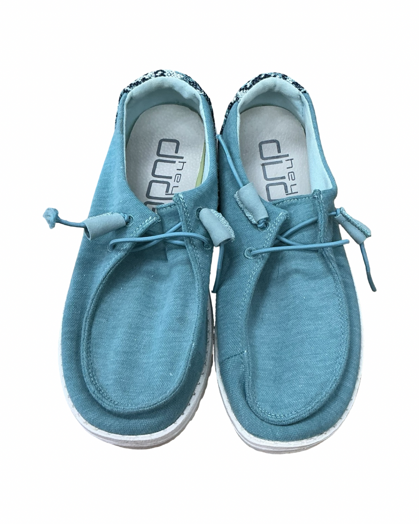 Shoes Flats By Hey Dude In Teal, Size:6