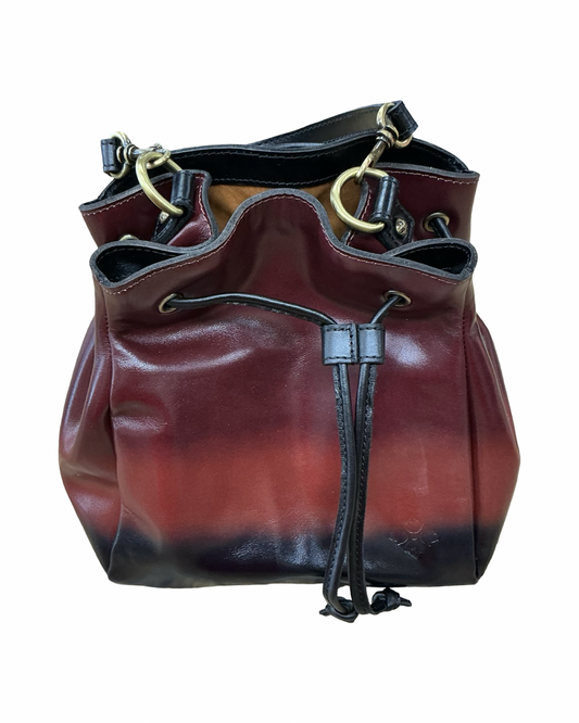 Handbag Designer By Patricia Nash In Black & Brown, Size:Medium