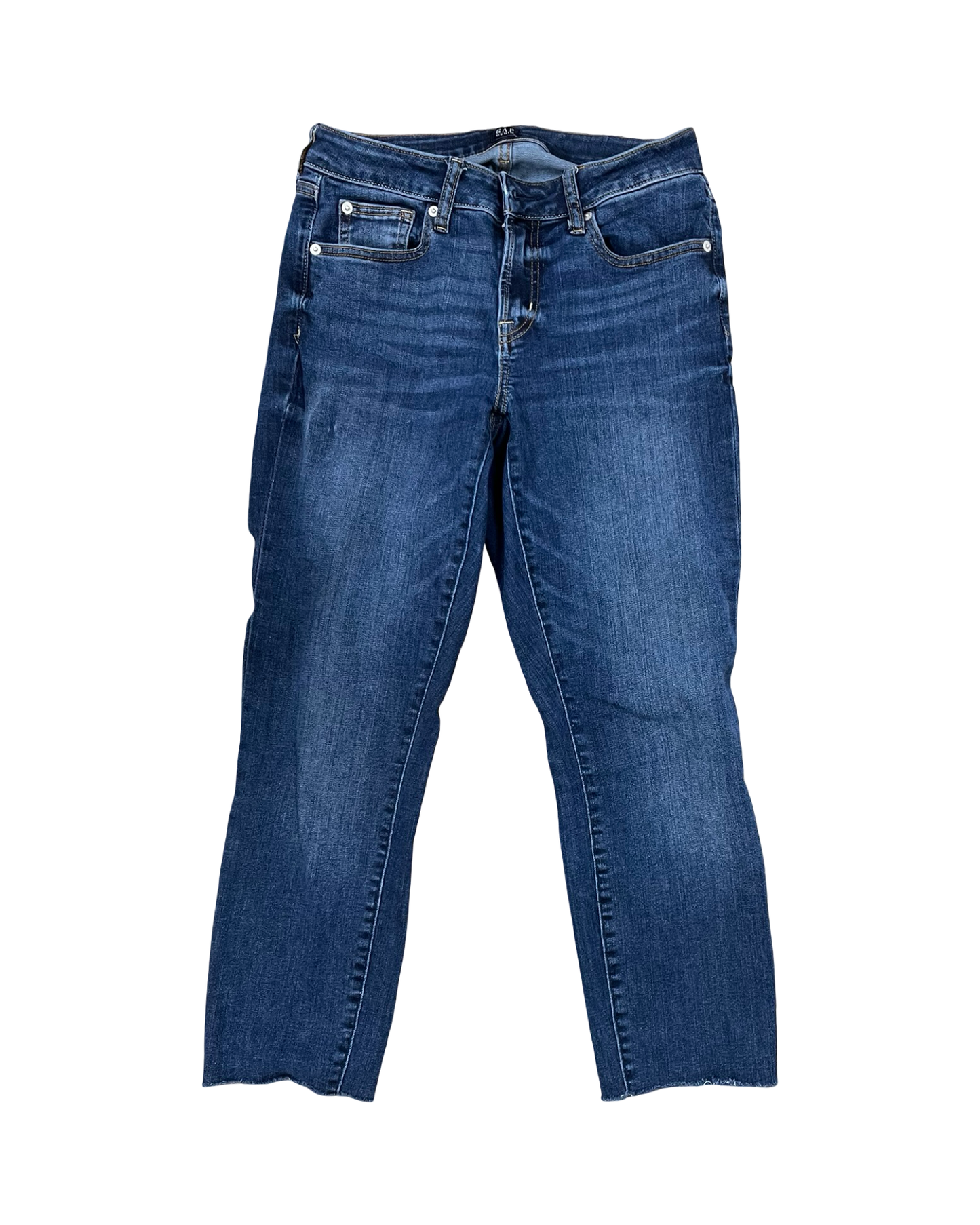 Jeans Straight By Gap In Blue Denim, Size:4
