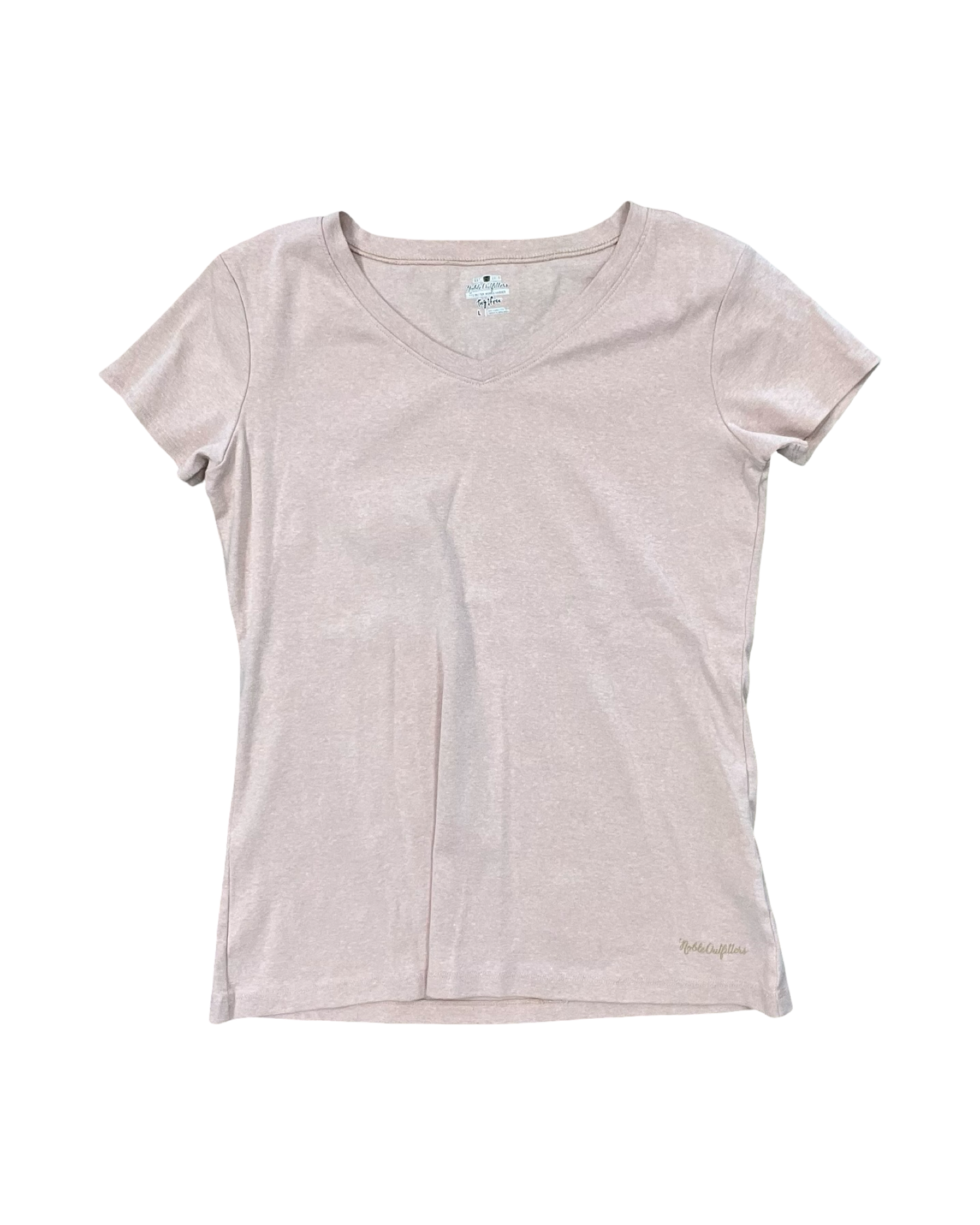 Top Ss Basic By Clothes Mentor In Pink, Size:L