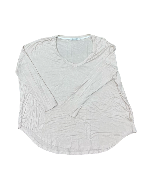 Top Ls Basic By Clothes Mentor In Cream, Size:L