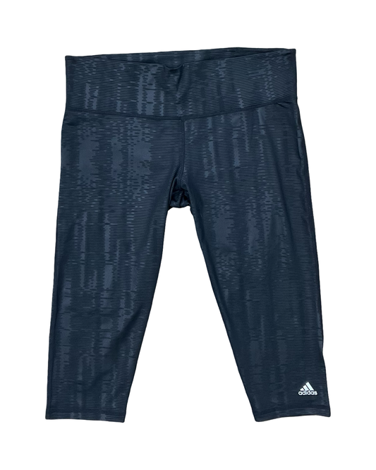 Athletic Leggings Capris By Adidas In Black, Size:Xl
