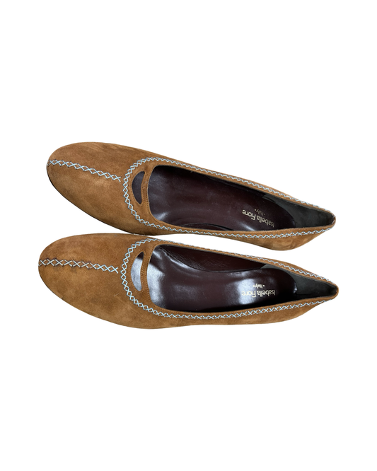 Shoes Heels Kitten By Isabella Fiore In Brown, Size:10