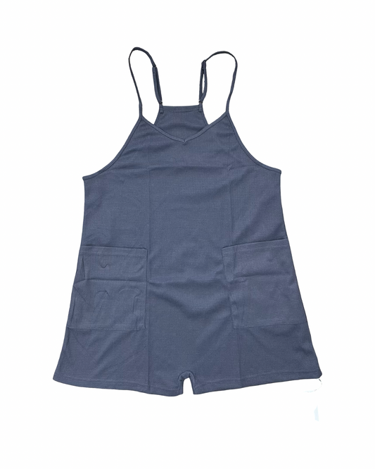 Romper By Clothes Mentor In Grey, Size:S