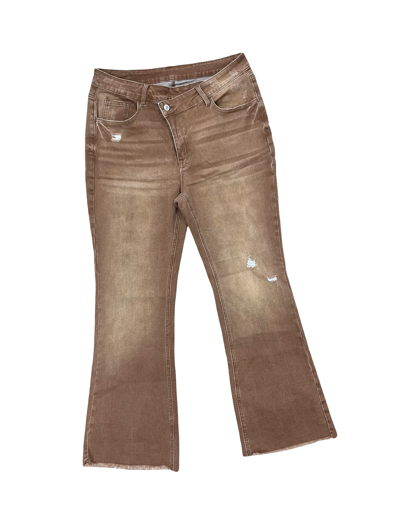 Jeans Boot Cut By Clothes Mentor In Brown, Size:14