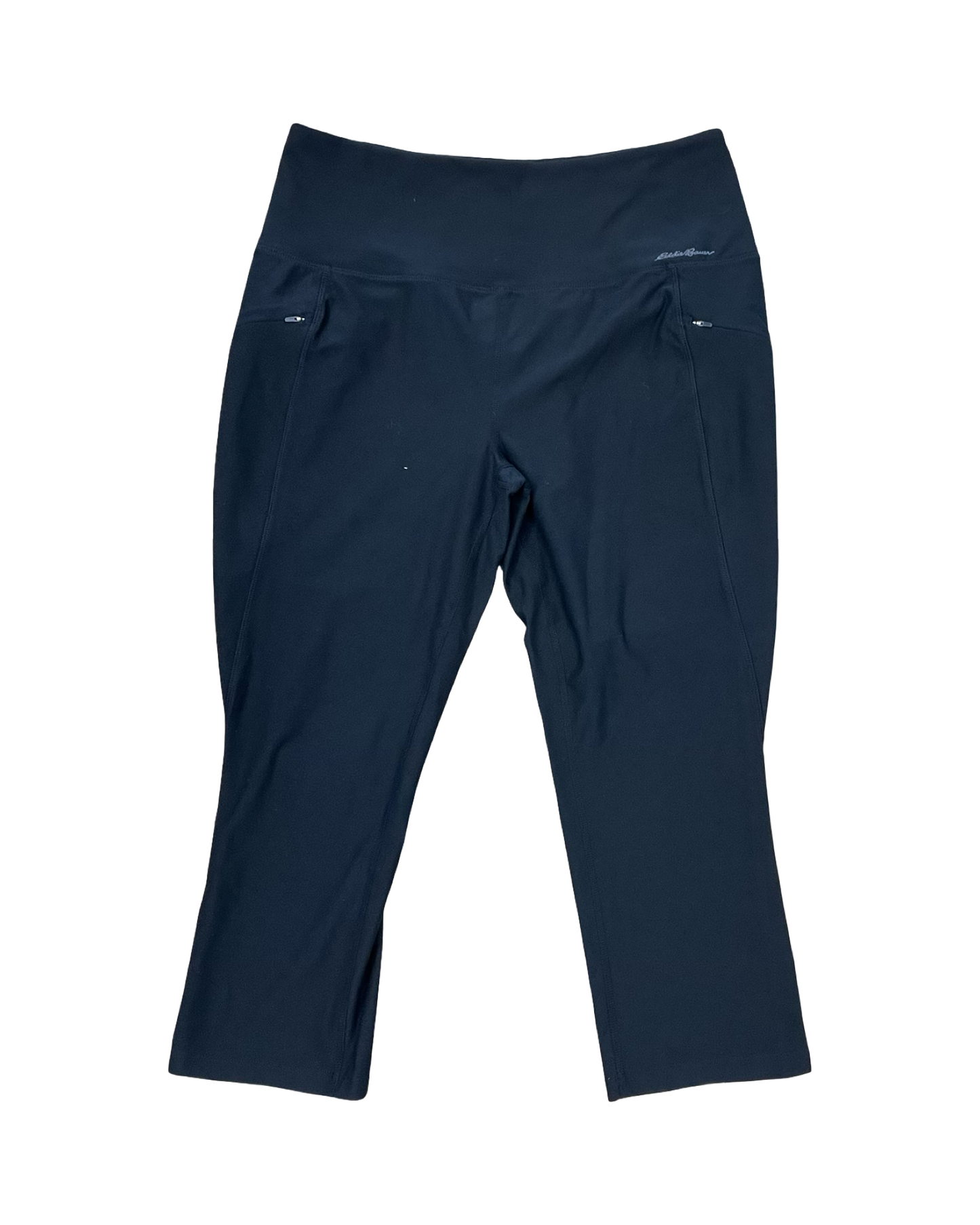 Athletic Leggings By Eddie Bauer In Black, Size:L