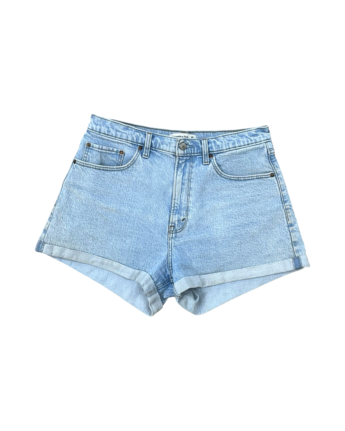 Shorts By Abercrombie And Fitch In Blue Denim, Size:10