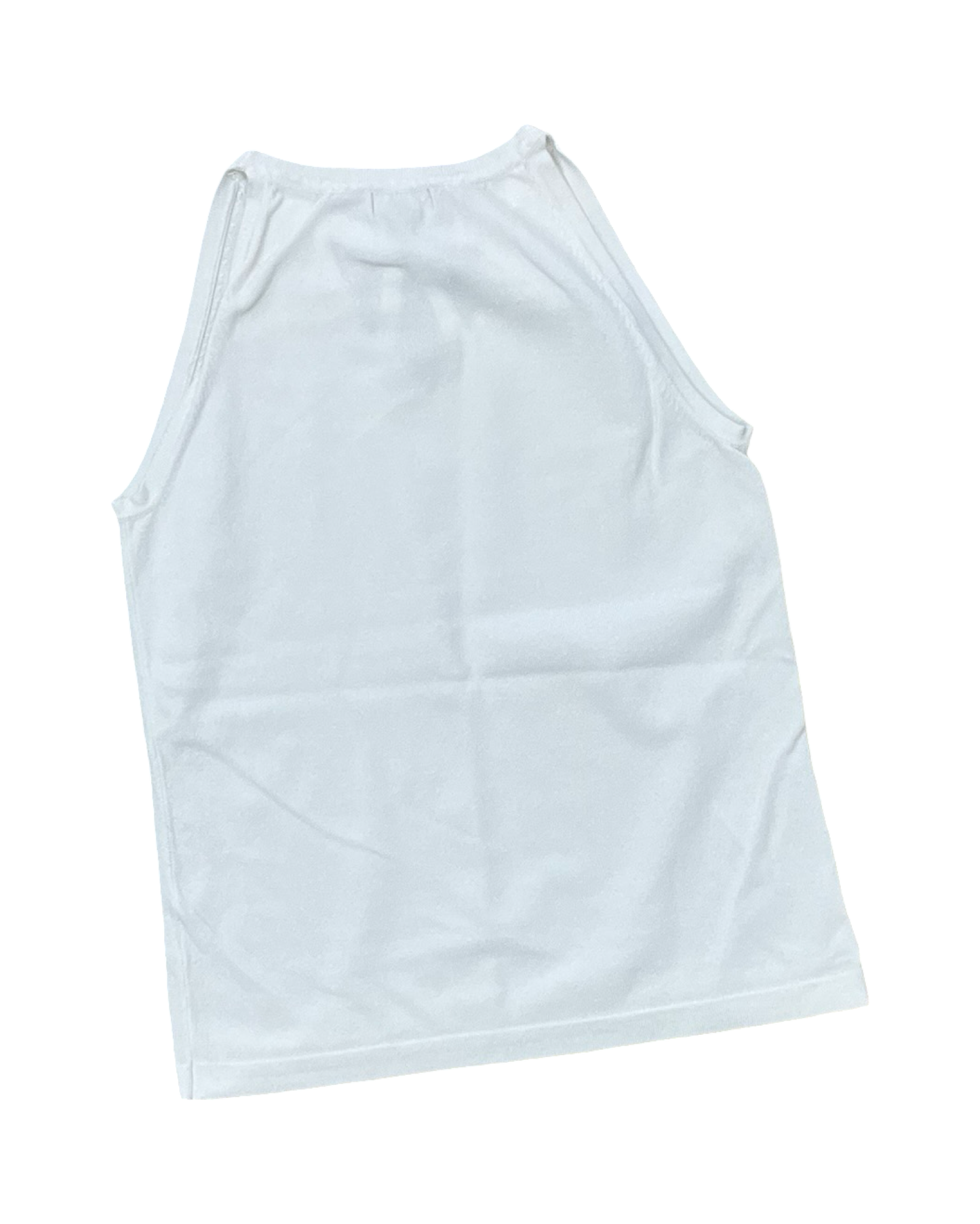 Top Sleeveless By Clothes Mentor In White, Size:S